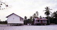 A typical Amerindian settlement