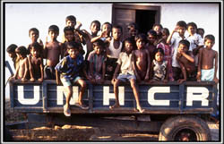 Returnee children, Changara reception centre, Tete, Mozambique