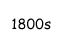 1800s
