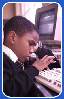 Boy on Computer