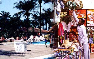 Hotel Pool, Cloth Shop
