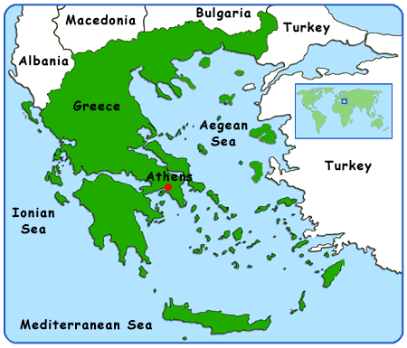 Map of Greece