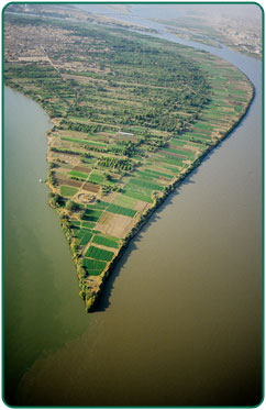 Confluence of Blue and White Nile.