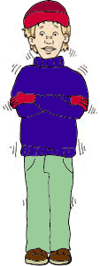Harry shivering