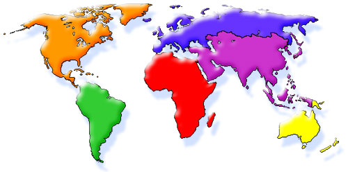 world map
