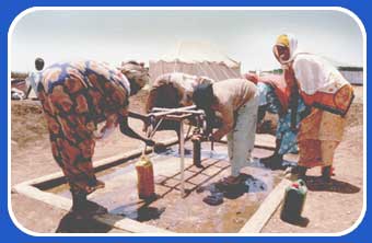 communal water taps