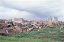 Shanty town, Dhaka