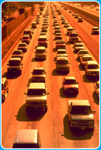 There are more cars than people in Los Angeles.