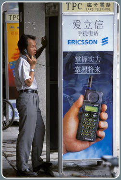Man on phone
