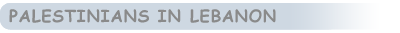 Palestinians in Lebanon