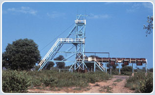 De Beers test mine shaft