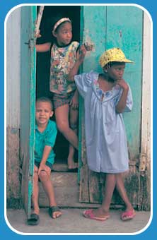 Children from St Lucia