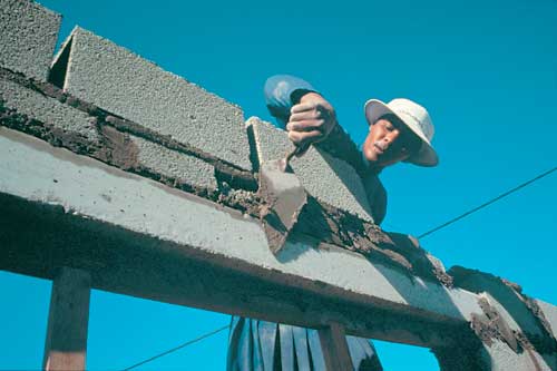 brick laying