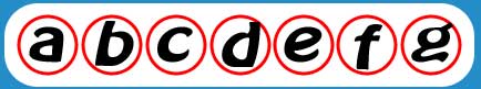 Click on a letter
